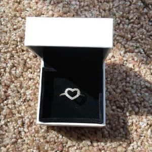 Pandora Be My Valentine Ring silver